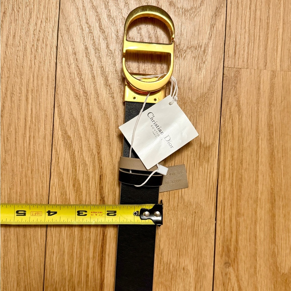 NWT!  Christian Dior Reversible Leather Belt - Picture 11 of 11